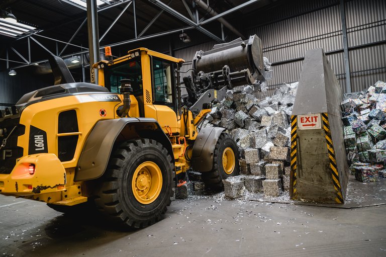 Verladung von Schrotten