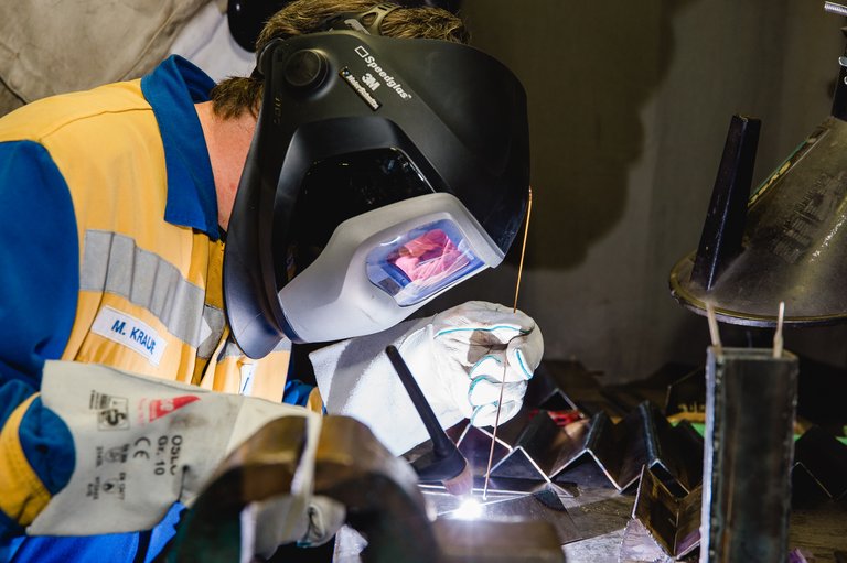 Beim Schweißen